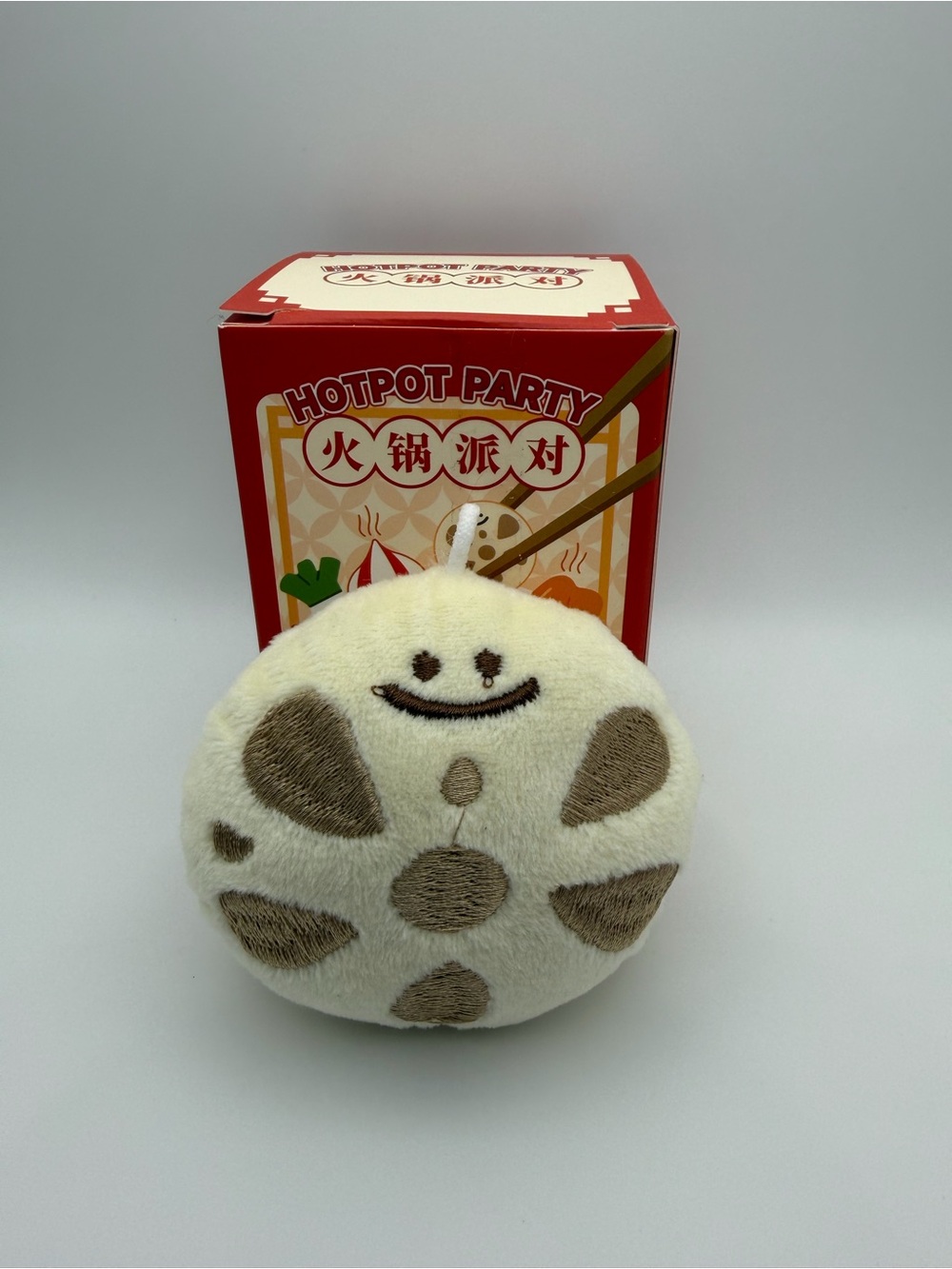 Hotpot Party Plush Toy - Cream & Brown